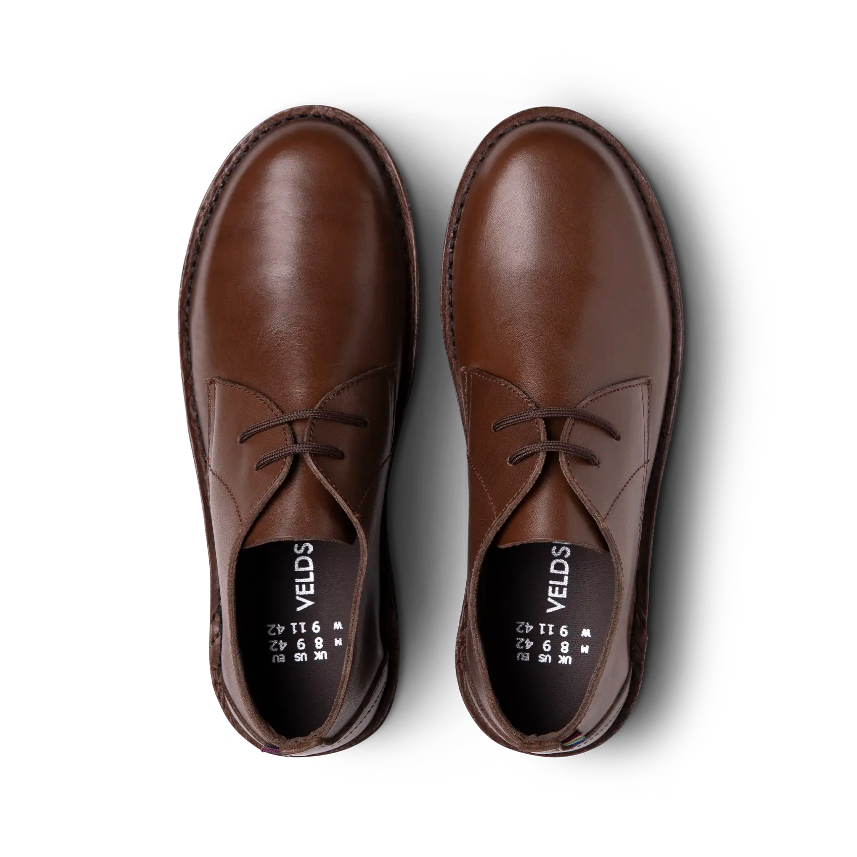 Veldskoen Smart Shoes for Men & Women - Comfortable Brown Leather Loafers for Walking, Travel & Casual Wear | Water-Resistant & Slip-Resistant