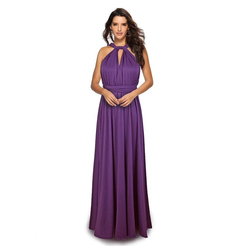 Boho Convertible Maxi Dress for Women - Versatile Summer Beach & Club Wear