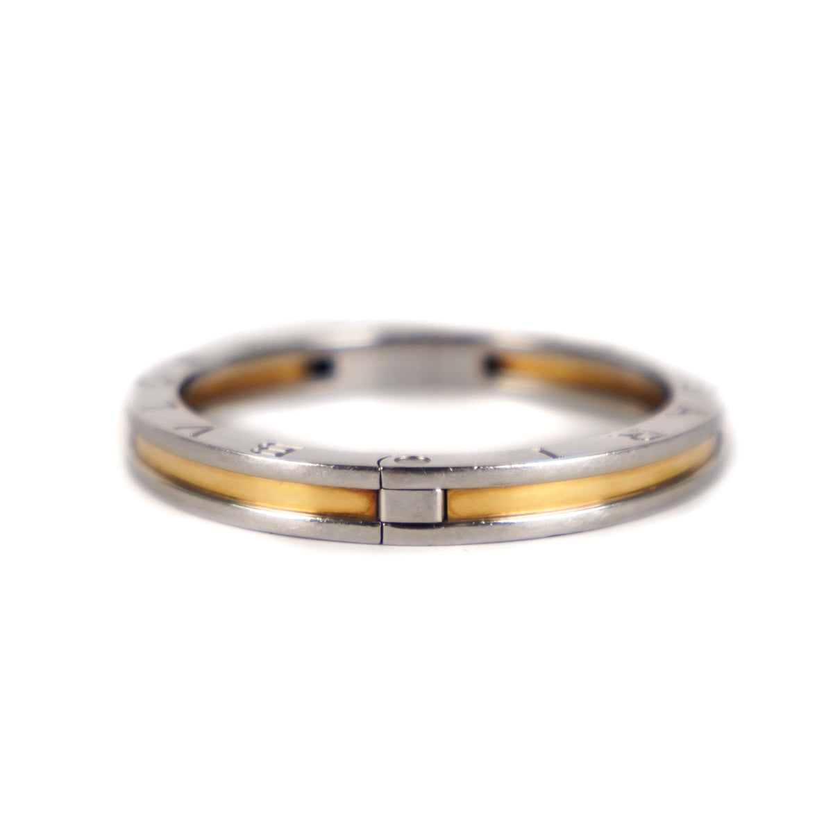 Bvlgari B.Zero1 Two-Tone Bangle Bracelet - 18k Rose Gold & Stainless Steel Jewelry for Women | Luxury Fashion Accessory for Parties, Weddings & Special Occasions