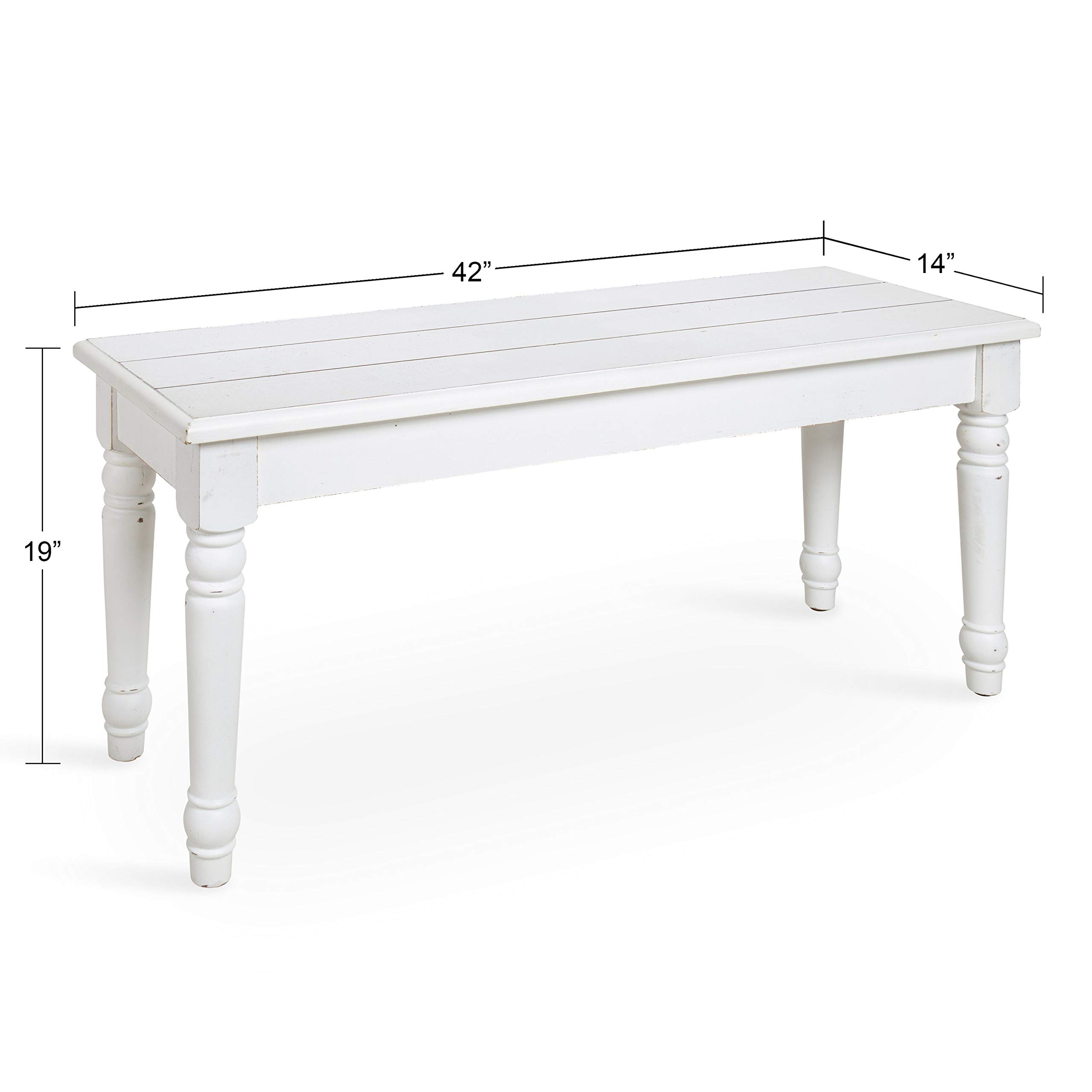 Kate and Laurel Cates Shiplap Barnwood Bench - 14