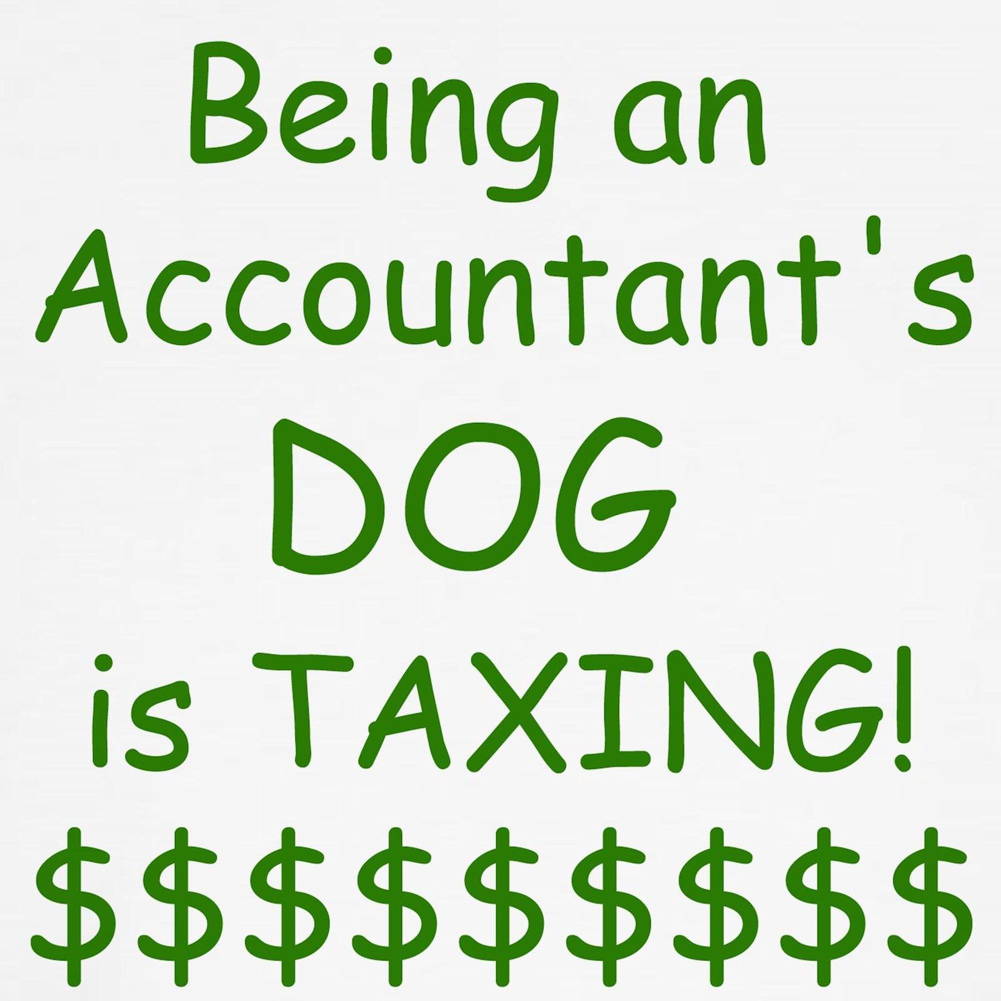 Funny Accountant Dog T-Shirt - Cute Pet Clothing & Costume for Dogs - Perfect for Halloween, Parties & Gifts