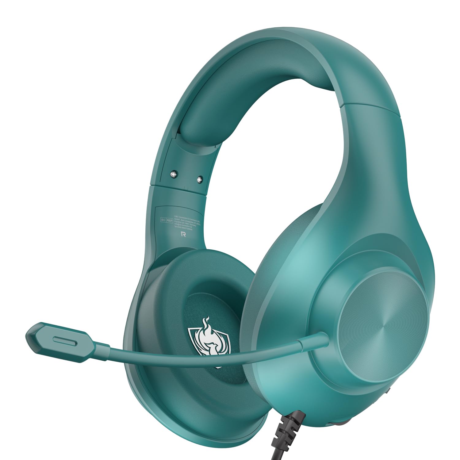 YOTMS Gaming Headset for PS5 - Wired Over-Ear Headphones with 7.1 Surround Sound, Noise Cancelling Mic & Memory Foam Earmuffs - Compatible with PC/PS5/PS4/Xbox Series X/S/Nintendo Switch (Green) - Perfect for Competitive Gaming & Immersive Audio Experience