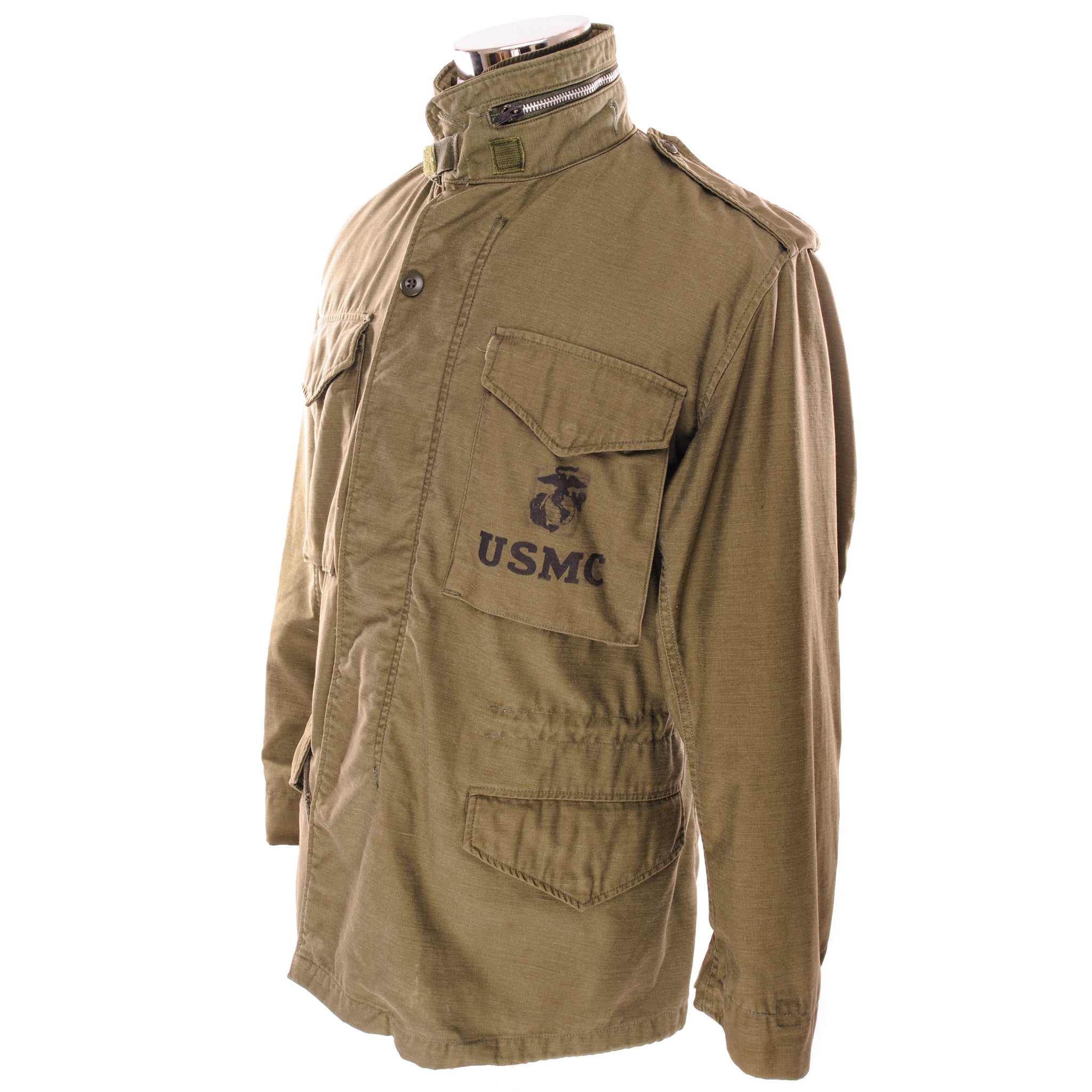 Vintage USMC M-1965 M65 Field Jacket - Vietnam War Era (1969) - Small Regular Size - Military Surplus Outerwear for Collectors & Reenactments