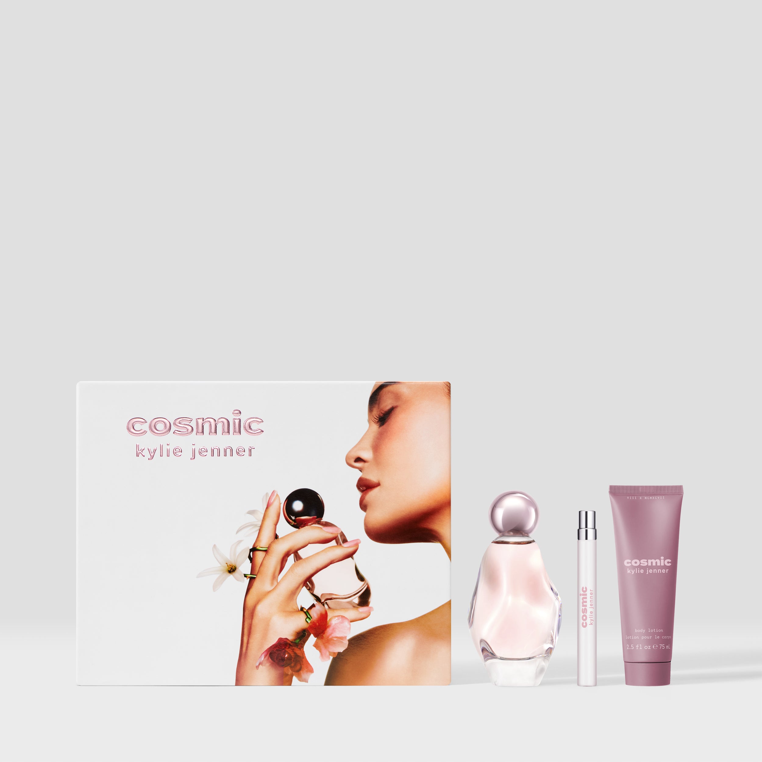 Kylie Jenner 3-Piece Cosmic Makeup Gift Set - Perfect for Birthday Gifts, Valentine's Day & Special Occasions