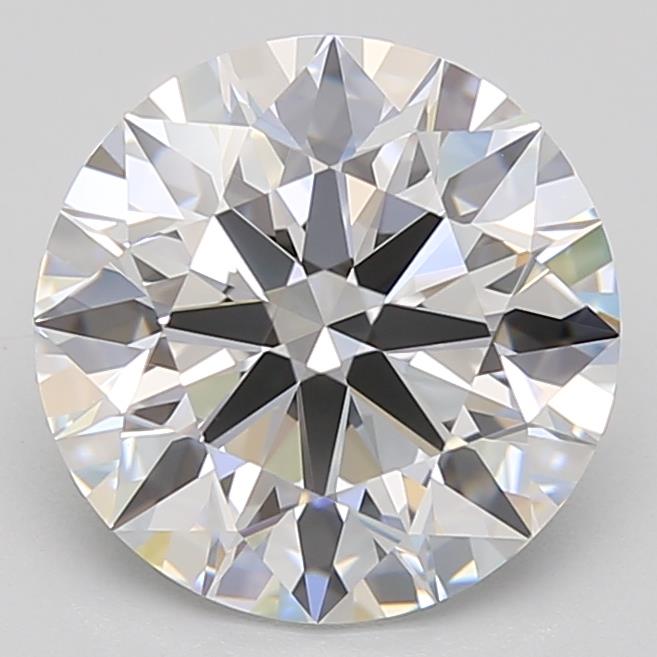 2.76 Carat Round Lab Grown Diamond - GIA Certified | VVS1 Clarity | D Color | Ideal Cut | Engagement Ring Center Stone | Perfect for Proposals & Anniversary Gifts
