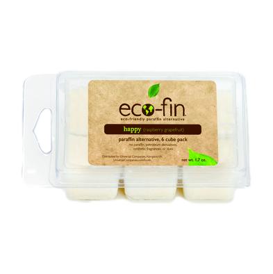 Eco Fin Happy Raspberry & Grapefruit Vegan Wax - Natural Paraffin-Free Candle Wax for Aromatherapy, Spa & Home Relaxation