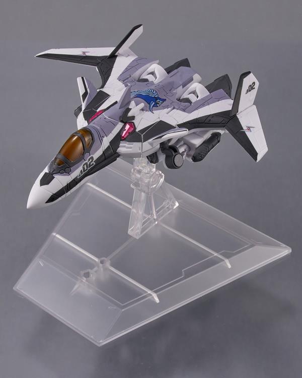 Bandai Tiny Session Macross Frontier VF-31F Siegfried & Kaname Buccaneer Action Figure Set - Messer Ihlefeld Ver. | Collectible Anime Model Kit for Display & Play | Perfect for Anime Fans & Model Enthusiasts