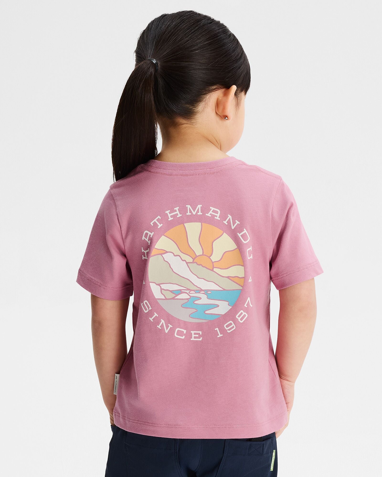 Organic Cotton Kids' Sunburst T-Shirt - Soft Breathable Orchid Purple Tee for Boys & Girls | Perfect for Playdates, School & Outdoor Activities