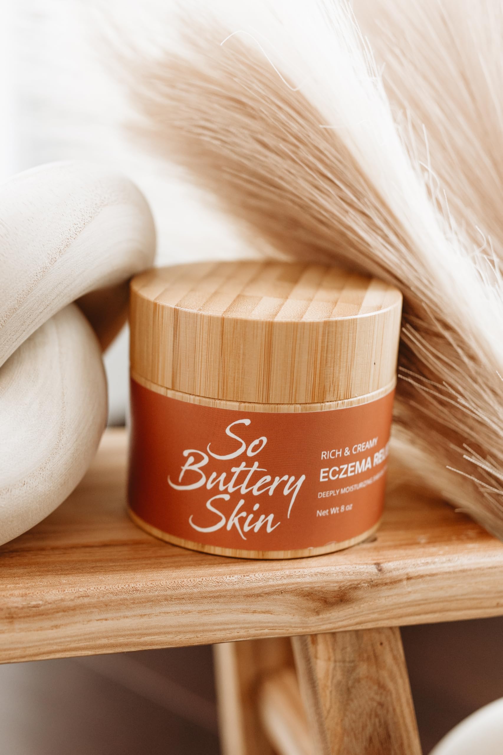 Best Eczema Body Butter for Dry, Itchy Skin - Natural Moisturizing Cream for Sensitive Skin & Dermatitis Relief - Perfect for Daily Hydration & Nighttime Care