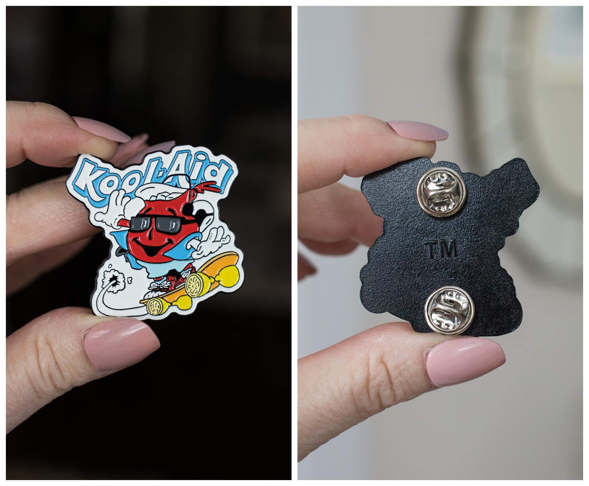 Toynk Kool-Aid Man Exclusive Enamel Pin Set (4 Pcs) - Officially Licensed Collectible Metal Pins for Backpacks, Jackets & Hats - Pop Culture Novelty Gifts for Fans - Perfect for Cosplay, Conventions & Everyday Fashion Accessories