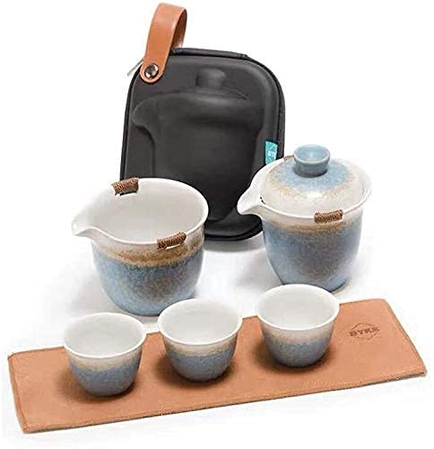 Premium Nordic Style Travel Tea Set - Portable Fast Cup with Carry Bag - Perfect for Family, Office, Business Trips & Outdoor Adventures