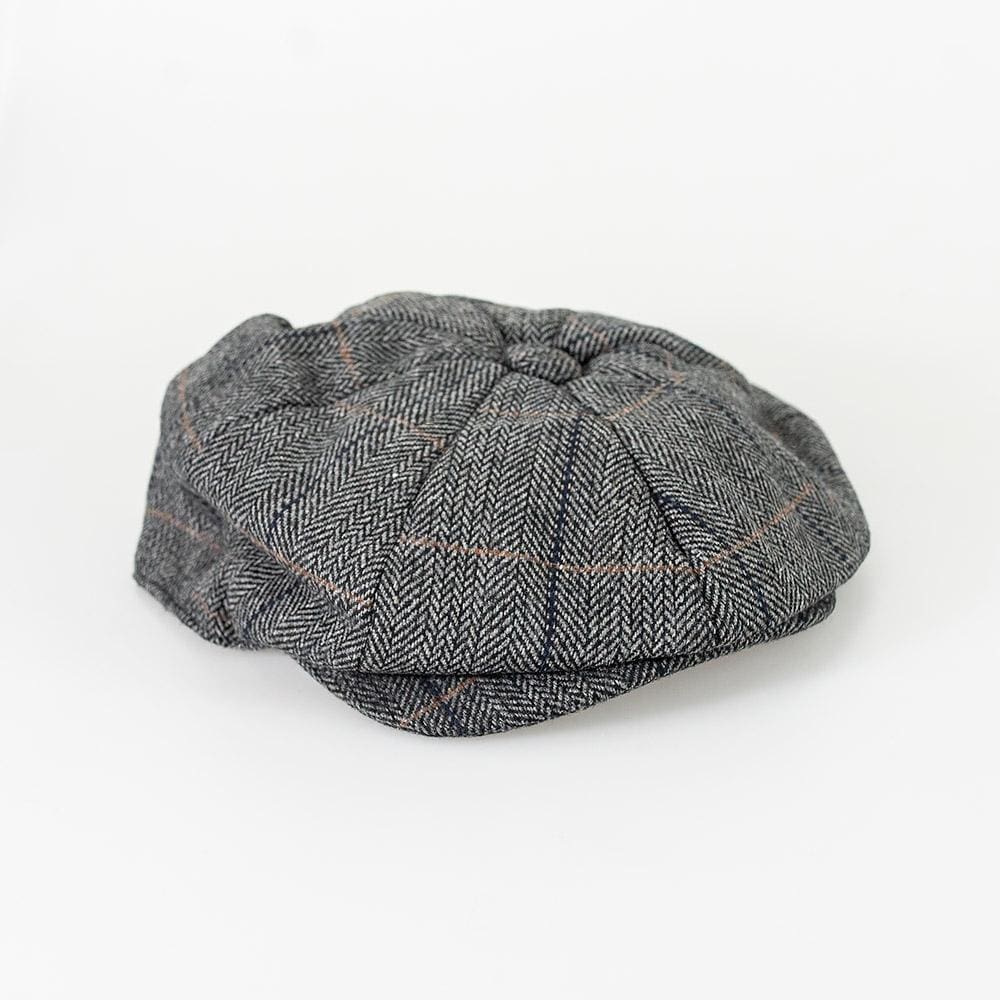 Cavani Albert Grey Baker Cap - Stylish & Comfortable Men's Hat for Outdoor Activities, Hiking, and Casual Wear