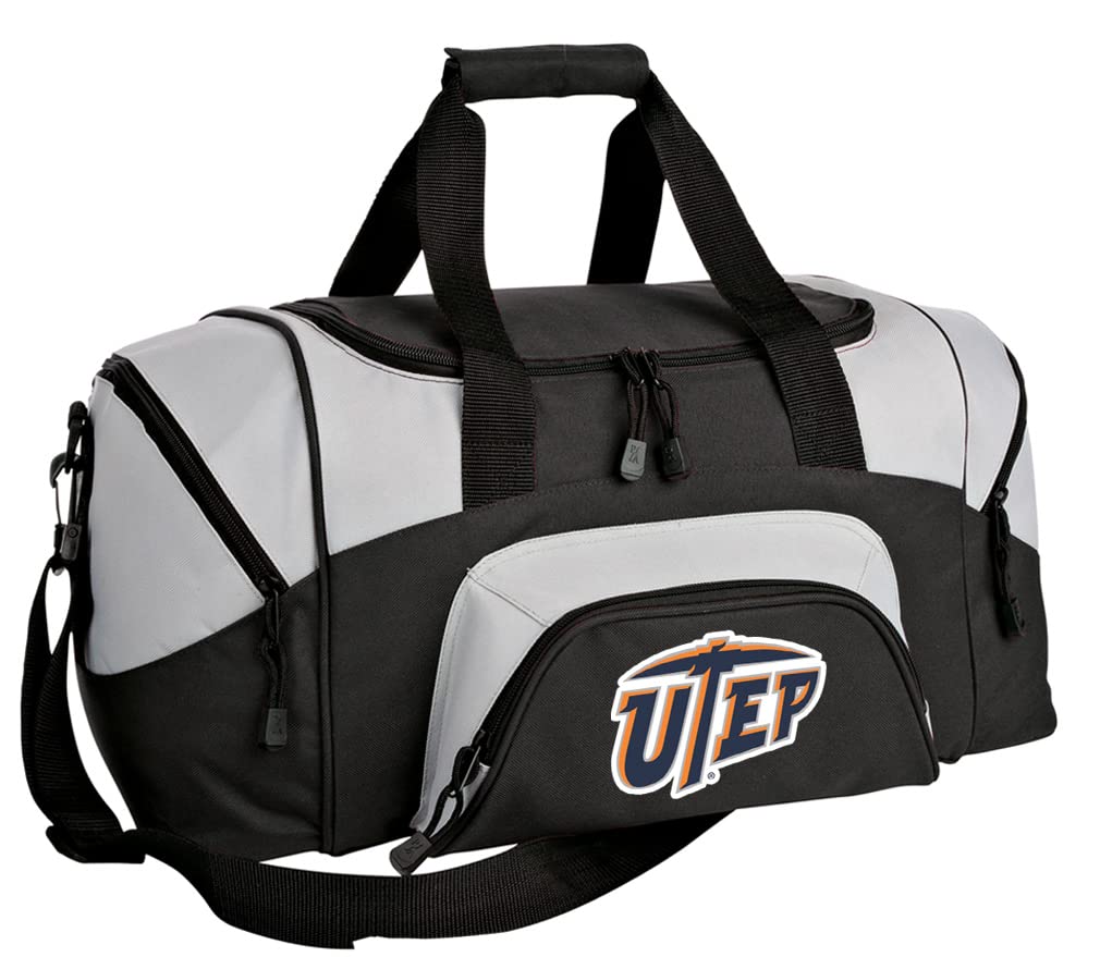 UTEP Miners Small Duffel Bag - Lightweight Gym Bag for Men & Women, Perfect for Travel, Workout, Sports, and Carry-On Luggage