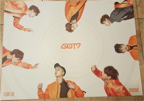 GOT7 5th Mini Album FLIGHT LOG: DEPARTURE (Version B) - Kpop Poster for Room Decor, Fan Collection & Music Lovers Gift