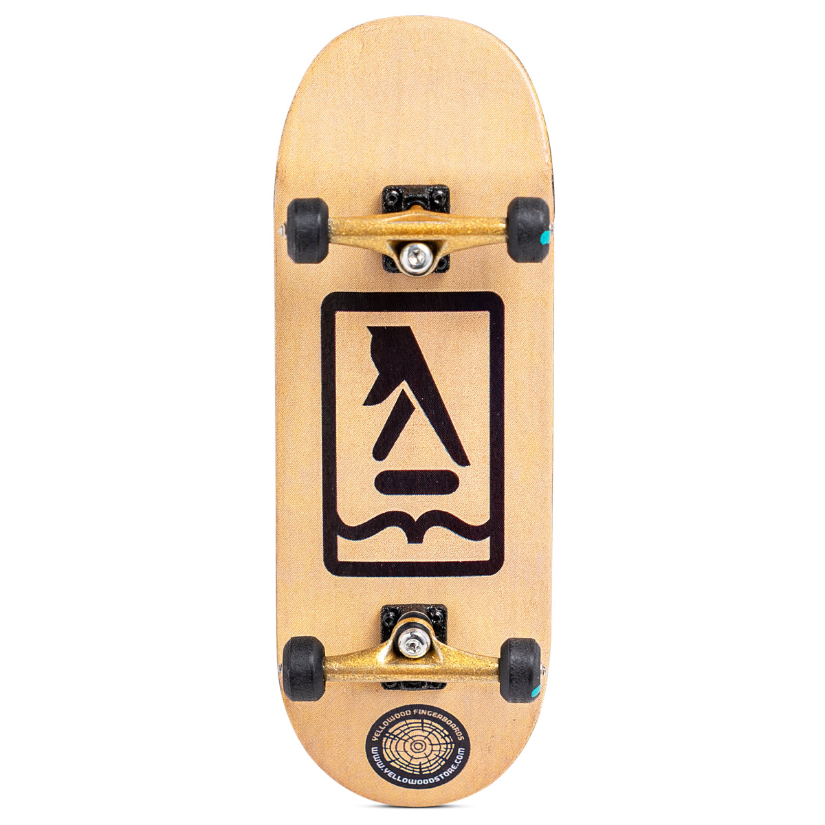 Yellowood Fingerboard Complete Skateboard - Professional Mini Fingerboard for Tricks & Stunts - Perfect for Skaters & Collectors - Great for Indoor Fun & Office Desk Entertainment