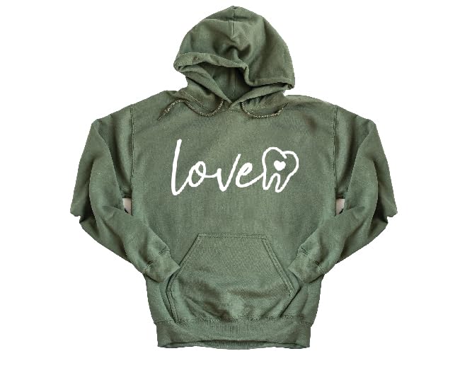 Love Tooth Sweatshirt & Hoodie - Perfect Gift for Dentists, Dental Students & Teeth Enthusiasts | Funny Dental Apparel for Work, School & Casual Wear