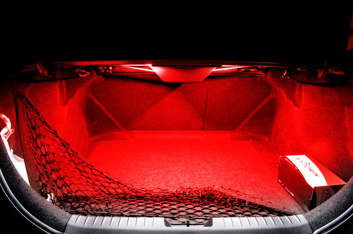 18 SMD Super Bright Red LED Trunk Cargo Light for Honda Acura - Waterproof Interior Car Lighting for Night Visibility & Safety