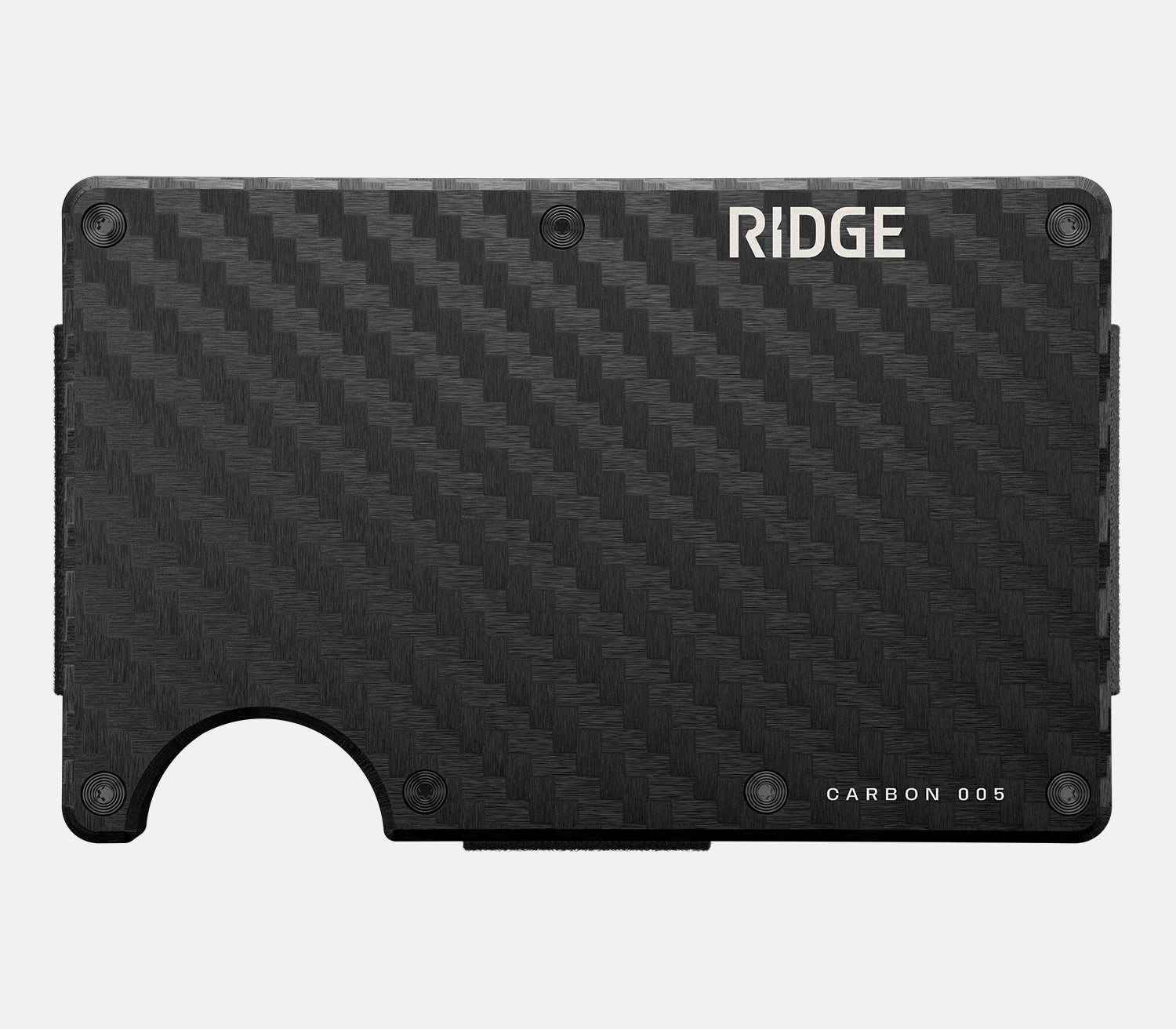 Ridge Wallet Monaco White Carbon Fiber Slim Minimalist RFID Blocking Front Pocket Wallet for Men - Perfect for Everyday Carry, Travel & Gifts