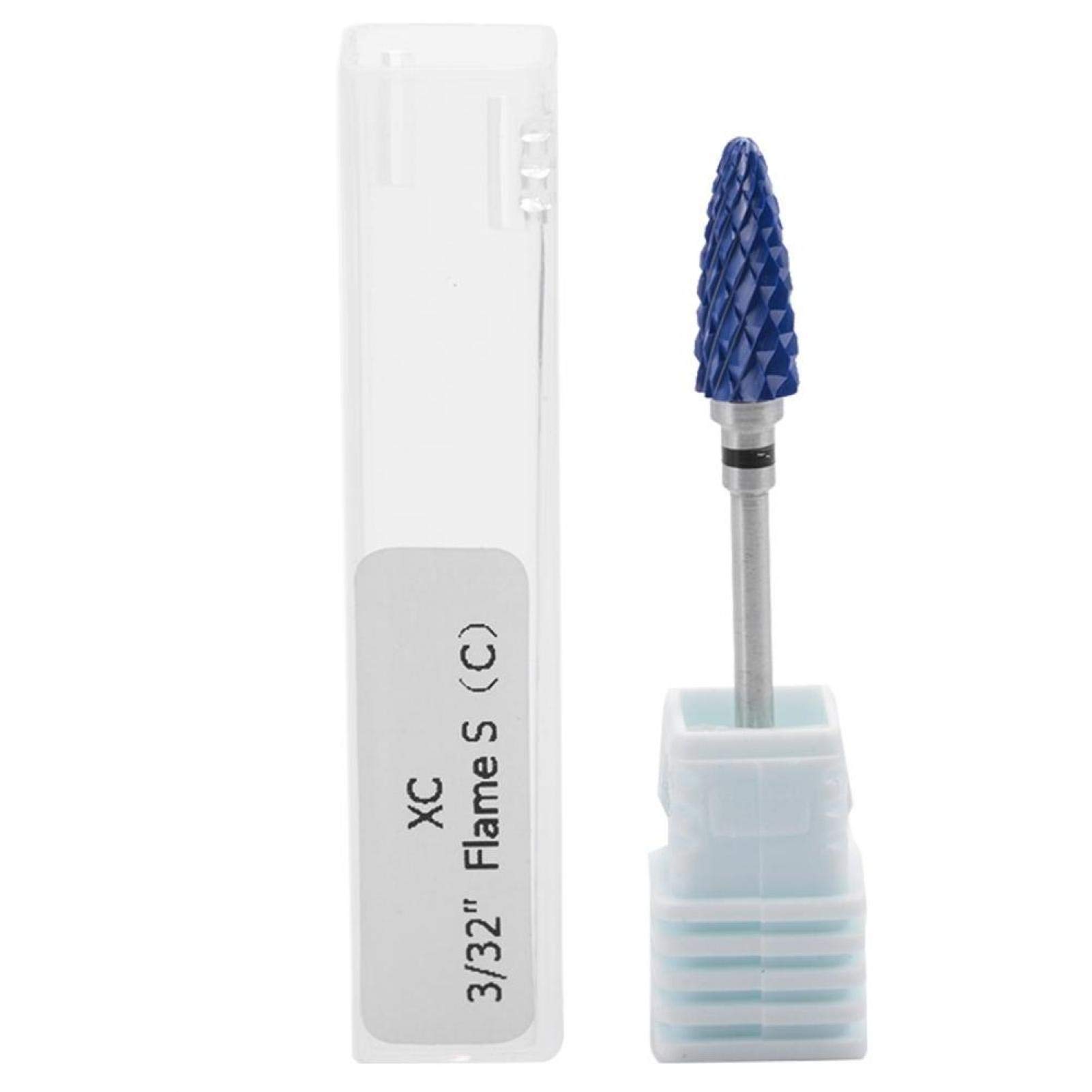 Professional Ceramic Nail Drill Bits Display Stand - Durable Blue Portable Nail Drill Bit Holder for Grinding, Polishing & Peeling (24-Piece Set) | Perfect for Nail Salons, Home Manicures & Professional Nail Technicians