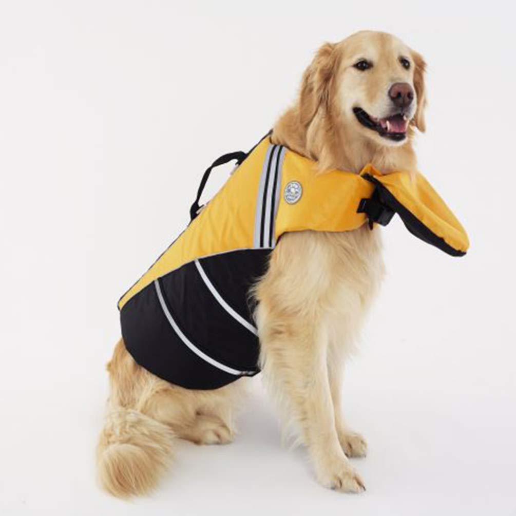 POPETPOP Reflective Dog Life Vest - Breathable Swim Suit for Puppies, Beach & Kayak Safety Vest with High Visibility for Paddle Boarding & Water Activities