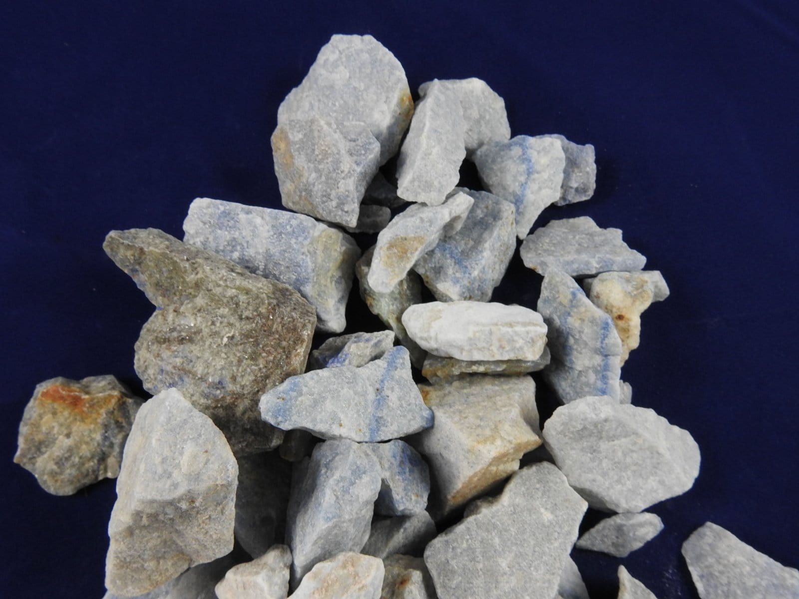 Natural Blue Quartz Rough Bulk - Raw Healing Crystals for Jewelry Making, Meditation & Home Decor (1lb) | Perfect for Energy Healing, Crafts & Crystal Collections