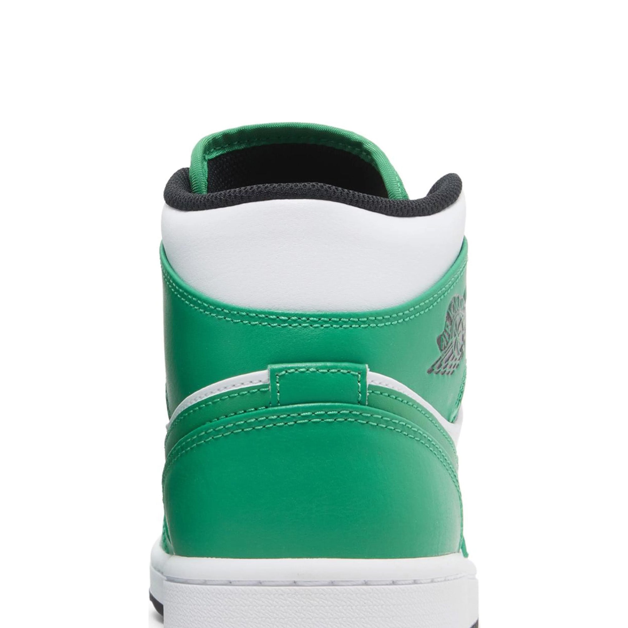 Air Jordan 1 Mid 'Lucky Green' Basketball Shoes 2023 - Men's Retro Sneakers for Casual Wear & Street Style Fashion