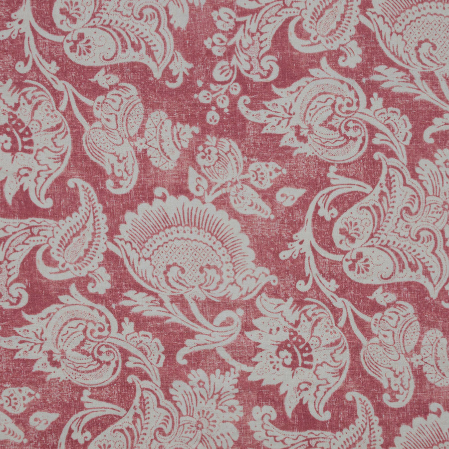 Hattingley Premium Linen Fabric Samples - Coral Color Swatches for Upholstery, Drapes & Home Decor Projects