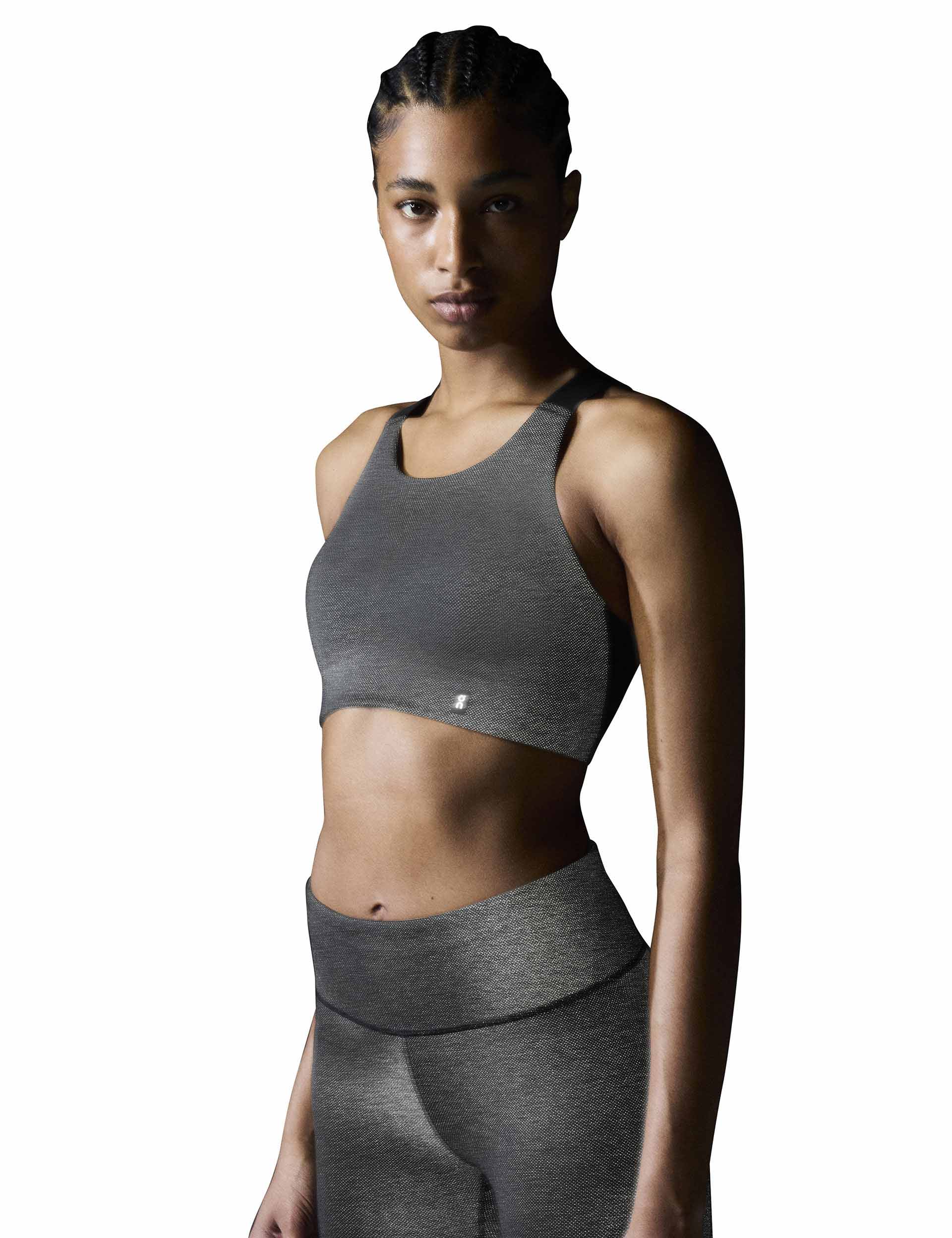 Performance Bra Lumos - High Support Sports Bra for Running & Yoga - Black | Comfortable & Breathable Workout Top for Women