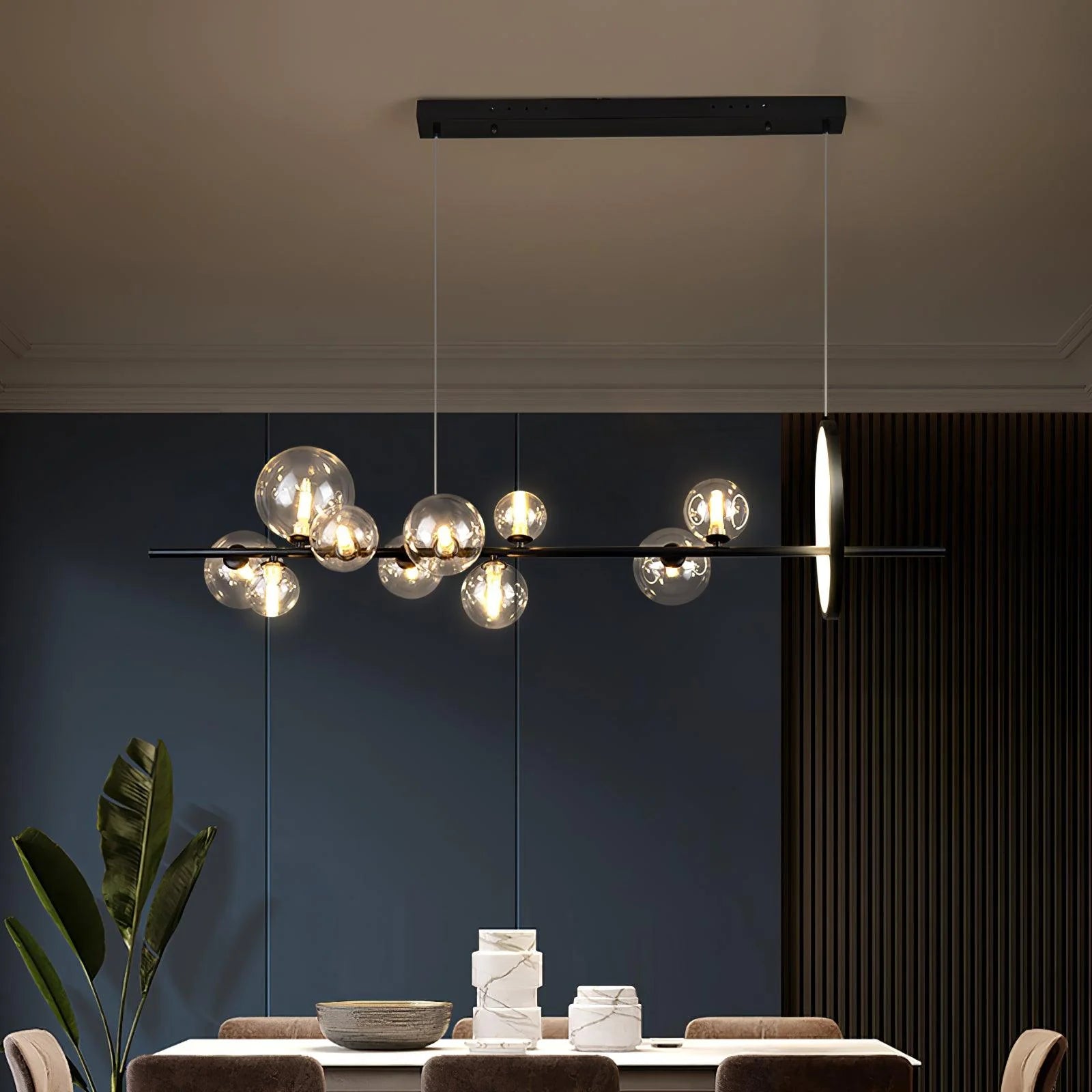 Elegant Mita Chandelier - Modern Crystal Ceiling Light Fixture for Dining Room, Living Room & Bedroom | Perfect for Home Decor, Wedding & Special Occasions