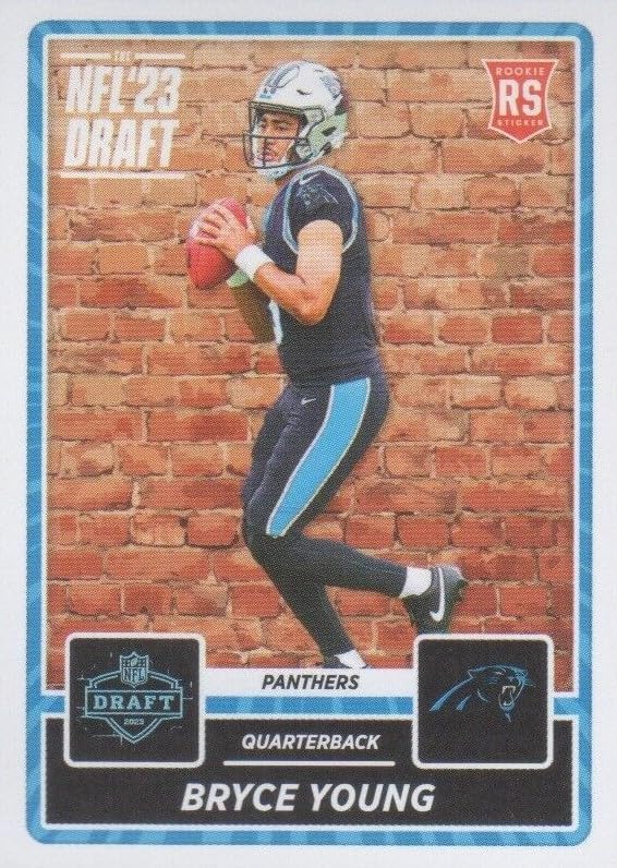2023 Panini Football Sticker Collection Unopened Box - 50 Packs, 250 Stickers & 50 Cards Including Rookies & Stars - Perfect for Collectors, Trading & Fantasy Football Fans