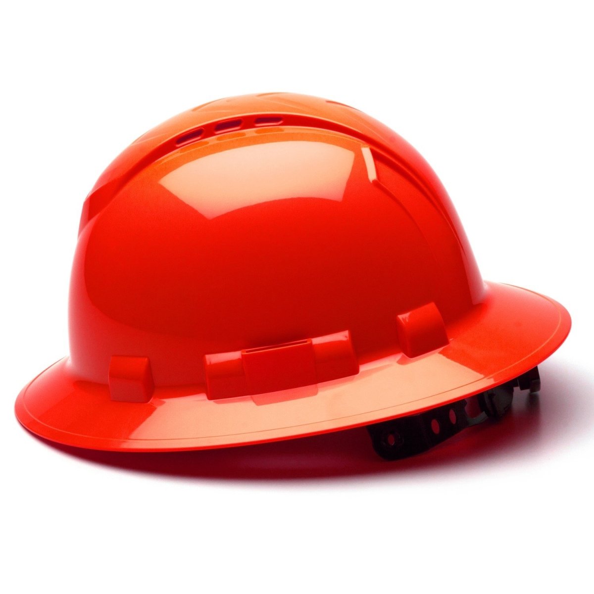 Pyramex Ridgeline Full Brim Hard Hats (Pack of 12) - ANSI Certified Safety Helmets for Construction, Industrial & Outdoor Work