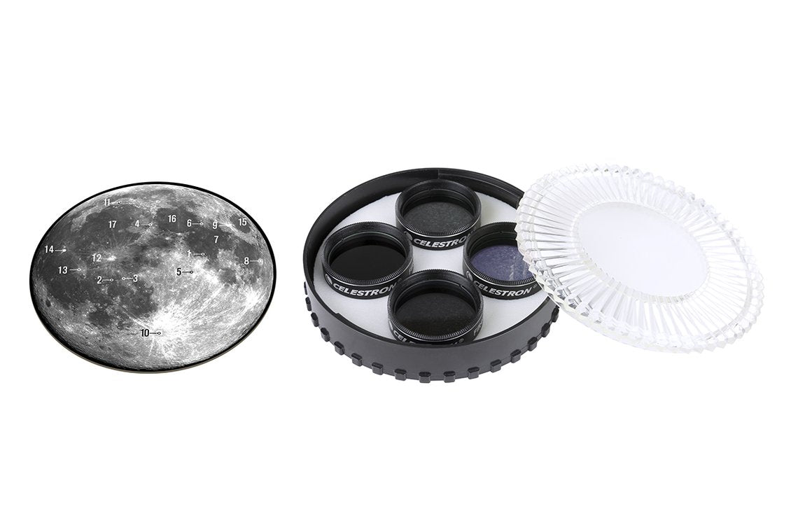 1.25 Inch Moon Filter Set for Telescopes - Enhance Lunar Viewing & Astronomy Observation - Perfect for Stargazing & Night Sky Photography