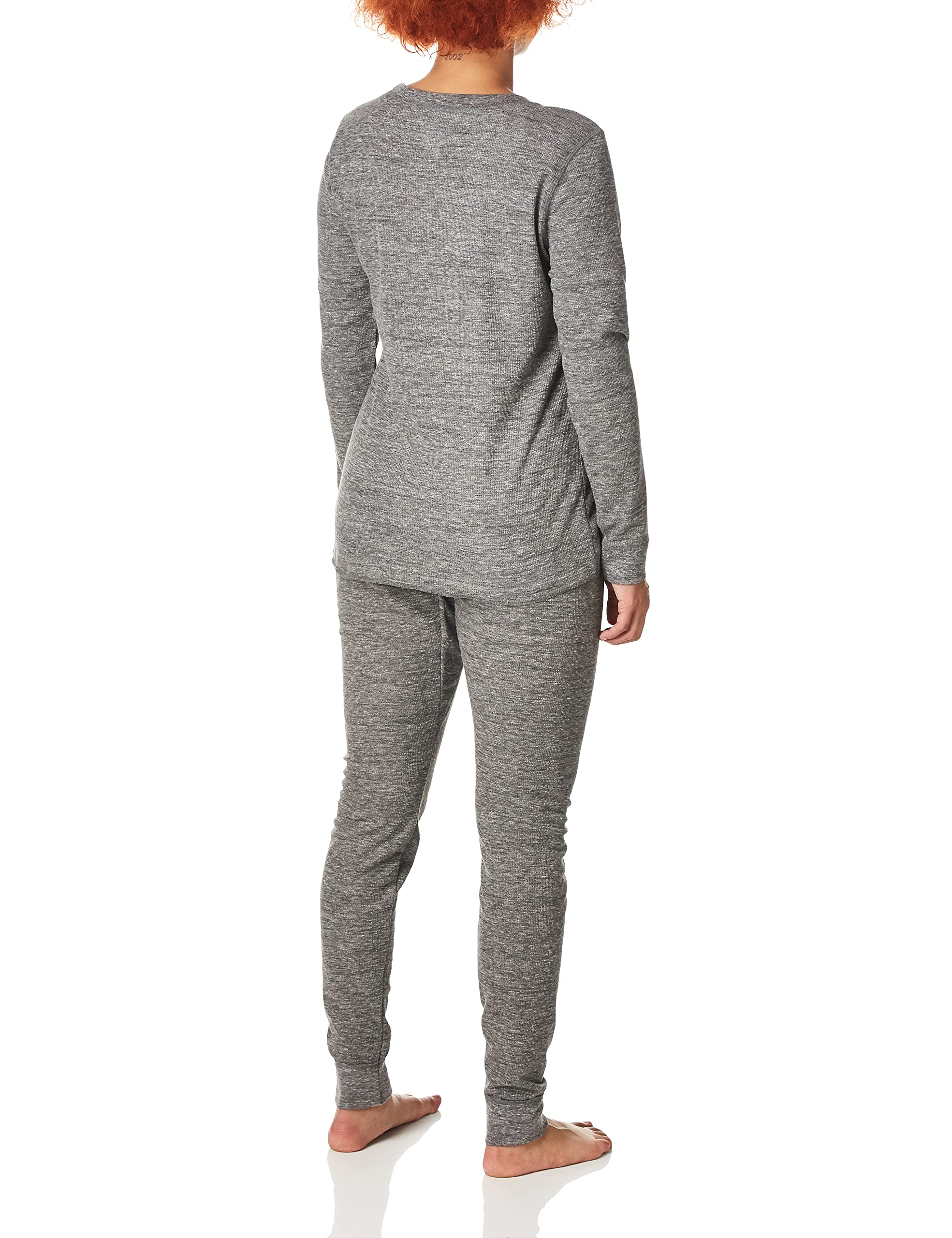 Fruit of the Loom Women's Micro Waffle Premium Thermal Underwear Set - Cozy Winter Loungewear for Home & Sleep