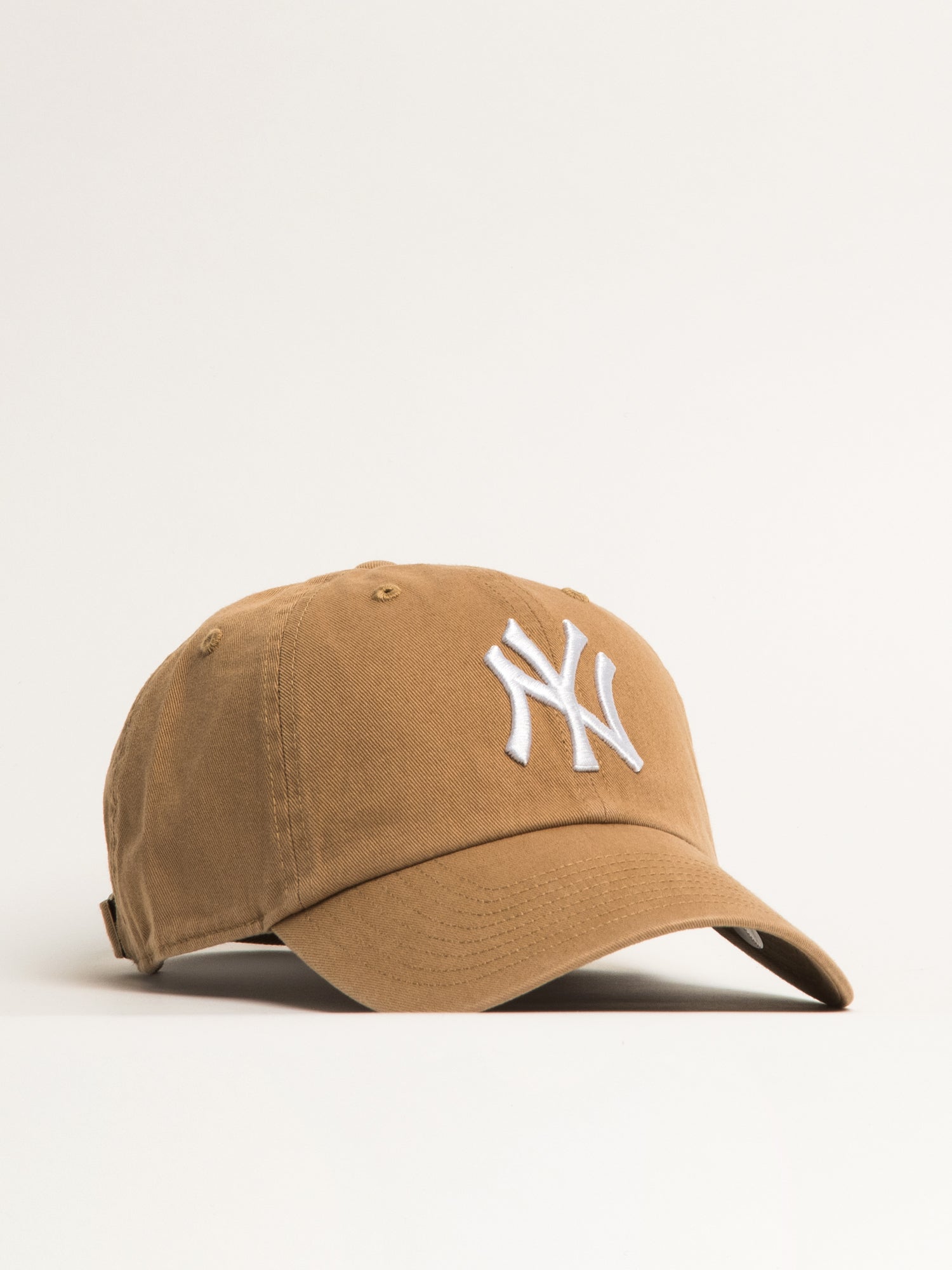 New York Yankees 47 Brand Clean Up Adjustable Cap - Khaki Color for Baseball Fans & Casual Wear