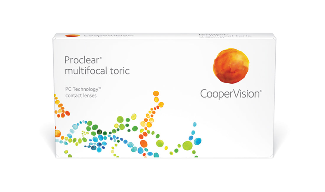 Proclear Multifocal Toric Contact Lenses (6-Pack) – Ideal for Astigmatism & Presbyopia Correction | Daily Wear for Clear Vision