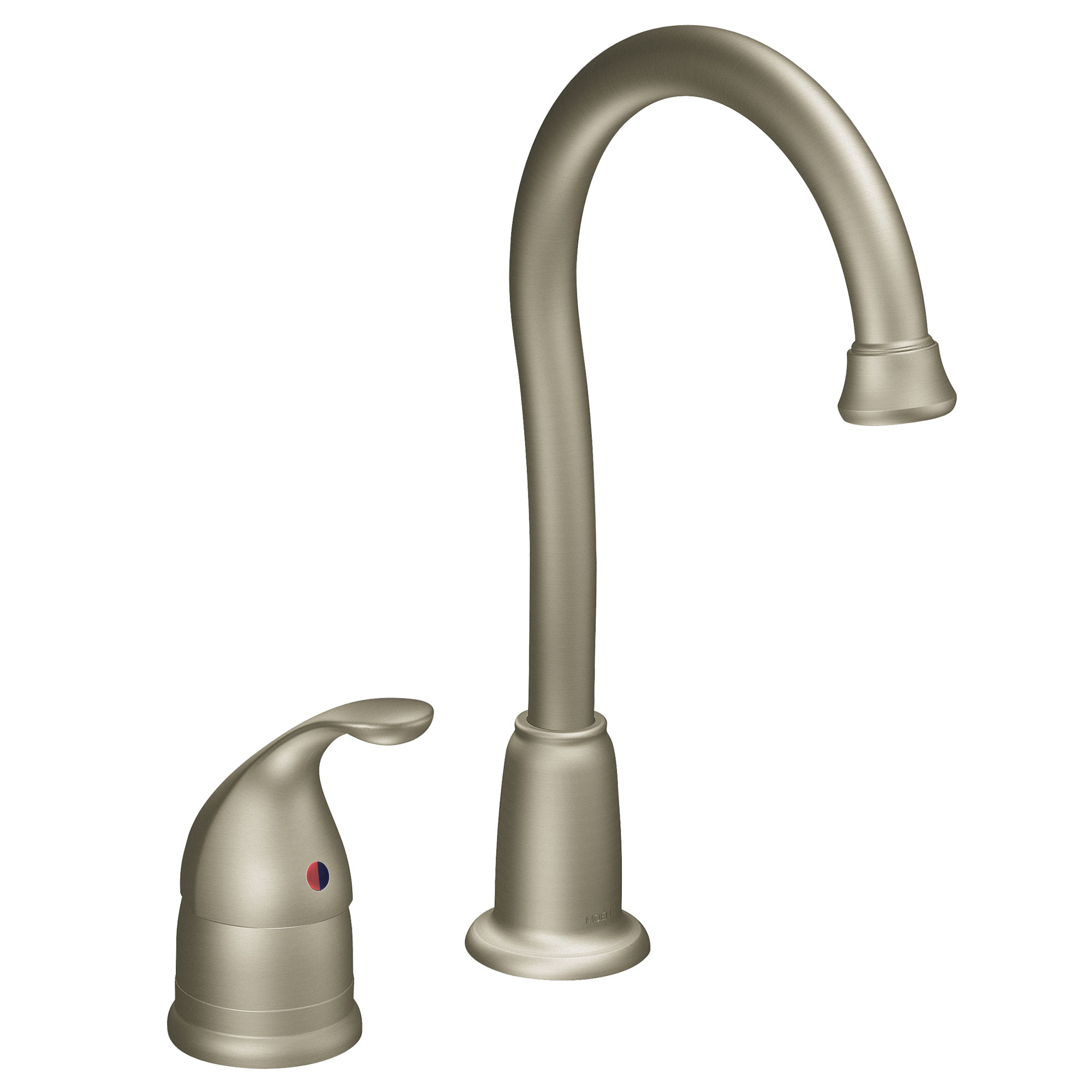 Camerist Single Handle High Arc Pull Out Kitchen Faucet - Modern Brushed Nickel Bar Sink Faucet for Home, Restaurant & Commercial Use