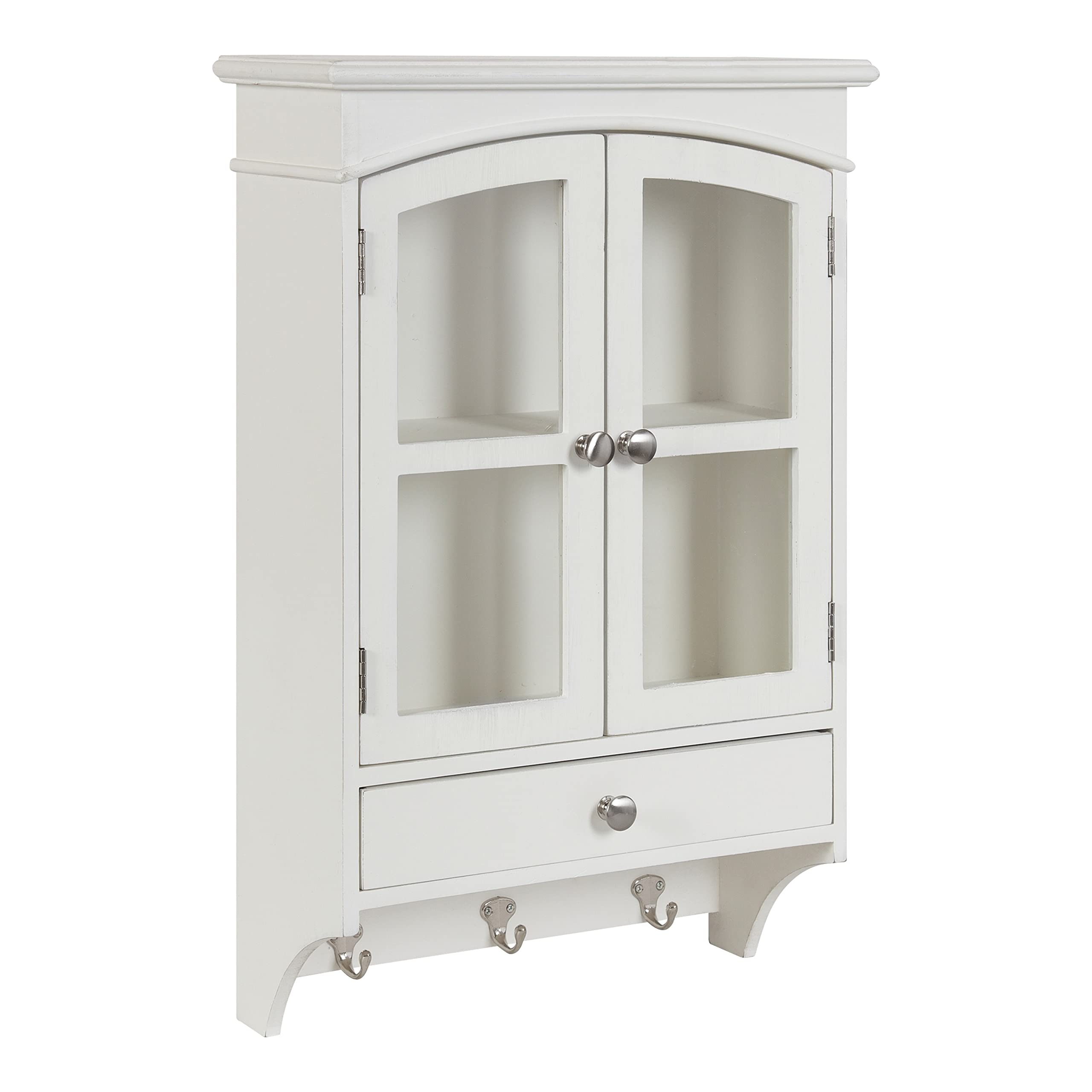 Kate and Laurel Highfield Decorative Wood Wall Cabinet - 18