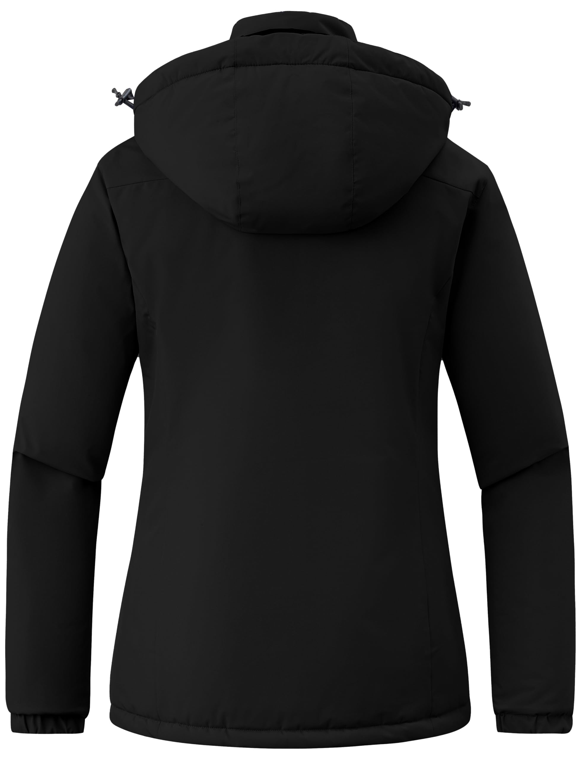 Wantdo Women's Waterproof Ski Jacket - Insulated Winter Snow Coat with Hood, Fleece Lined Parka for Skiing, Snowboarding & Outdoor Activities