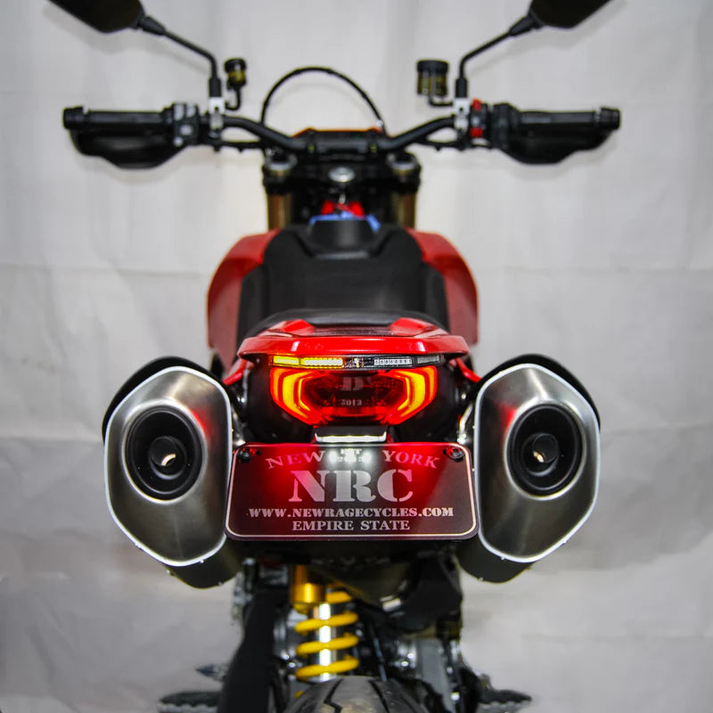 Ducati Hypermotard 698 Fender Eliminator Kit (2024-Present) - Lightweight Tail Tidy for Motorcycle Customization & Clean Look