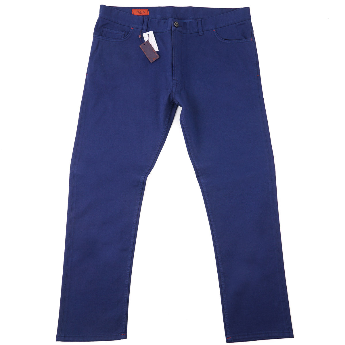 Isaia Slim Fit Garment Dyed Denim Jeans for Men - Premium Italian Stretch Denim Pants | Perfect for Casual Wear, Office & Night Out