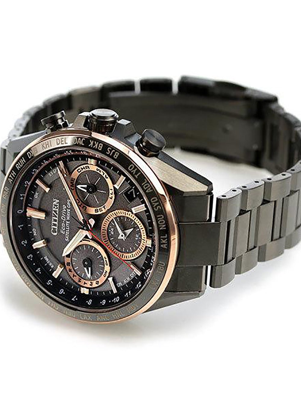 CITIZEN Eco-Drive Black Titanium Watch CC4016-67E - Japanese Made JDM Automatic Timepiece for Men | Business, Formal & Casual Wear
