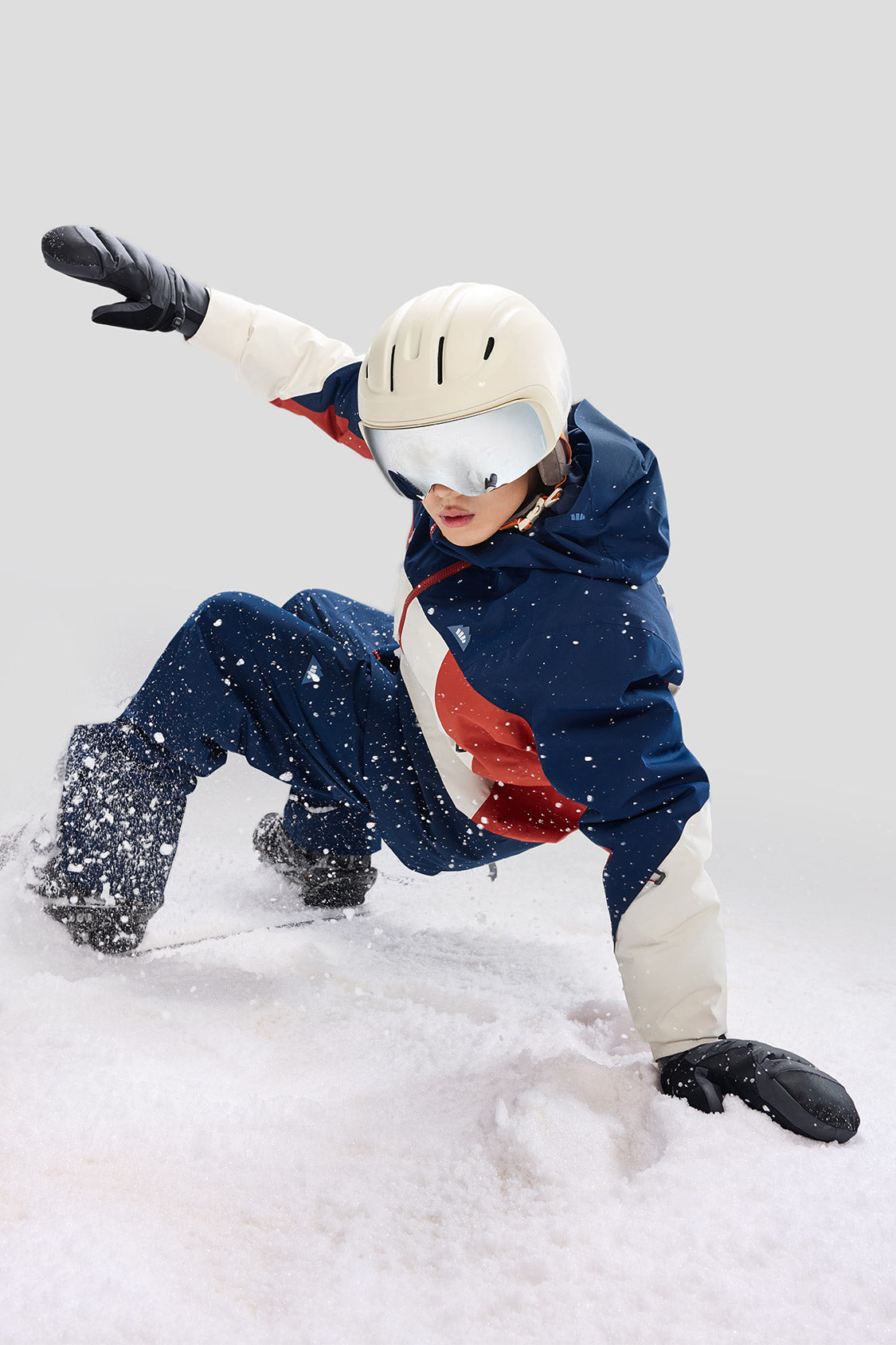 FrostGuard Insulated Down Ski Gloves Set - Waterproof Winter Gloves for Men & Women - Warm Thermal Gloves for Skiing, Snowboarding & Outdoor Activities