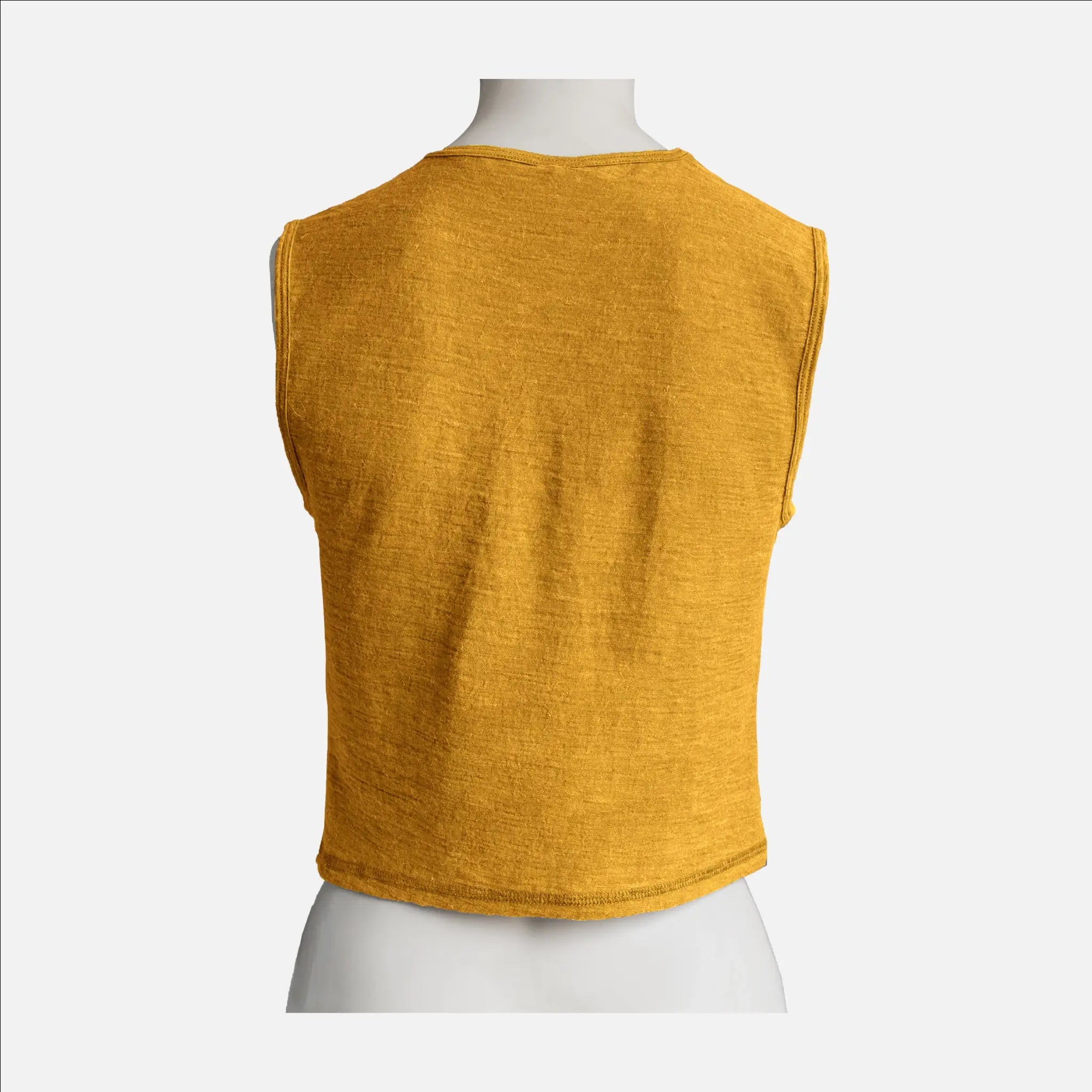 Women's Alpaca Wool Crop Tank Top - 160 Ultralight Soft & Breathable Summer Tops for Yoga, Beach & Casual Wear