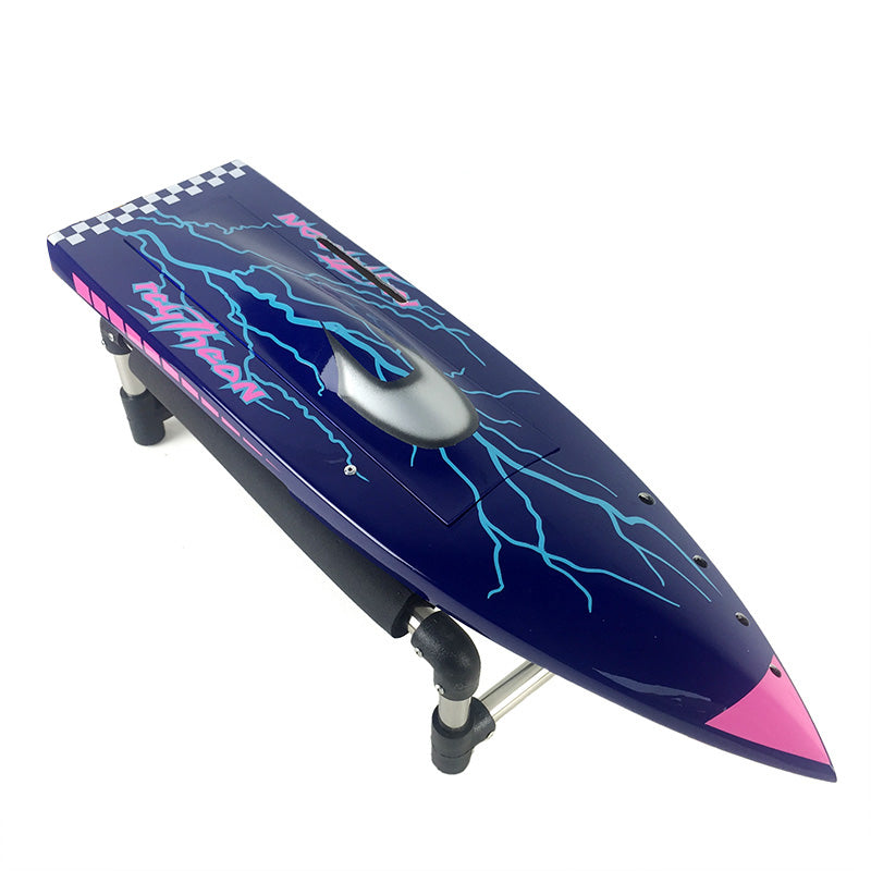 Premium H620 Pre-Painted Fiberglass DIY RC Boat Hull Kit - Blue, Purple, Red Colors (612x168x100mm) for Advanced Players | High-Speed Electric Racing, Pond/Lake Competition, Hobbyist Model Building