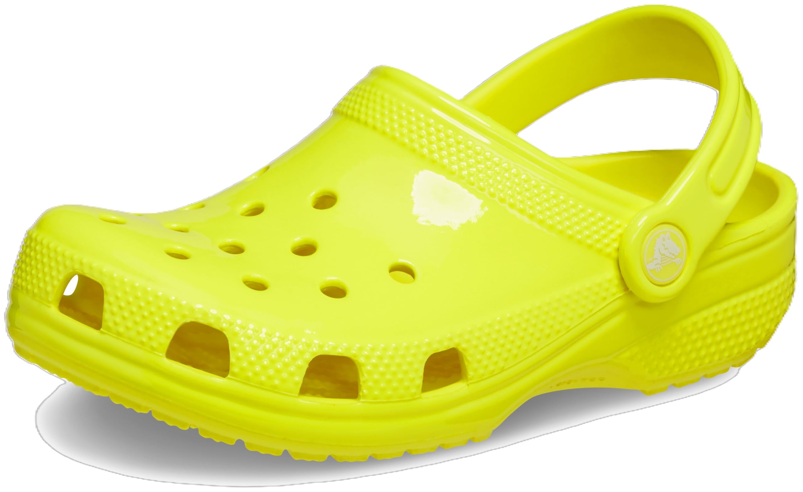 Crocs Unisex-Child Classic Neon Highlighter Clog | Lightweight Comfortable Kids Water Shoes for Beach, Pool & Outdoor Play