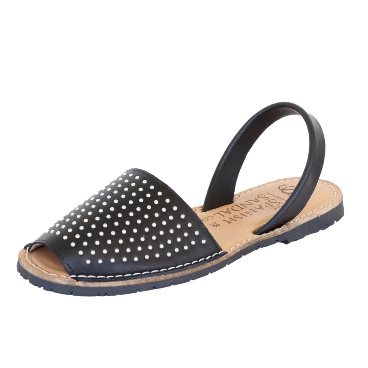 Women's Classic Flat Sandals - Soft Leather Peep Toe Dressy & Casual Slip-On Sandals | Perfect for Beach, Vacation, and Everyday Wear