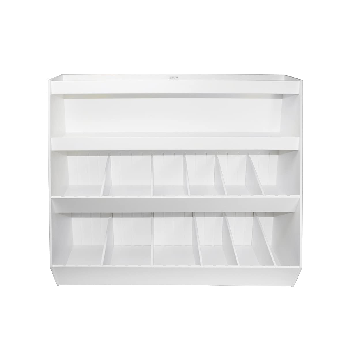 TrippNT Large Lab Storage Shelf with 2 Shelves & 14 Adjustable Bins - 23.875