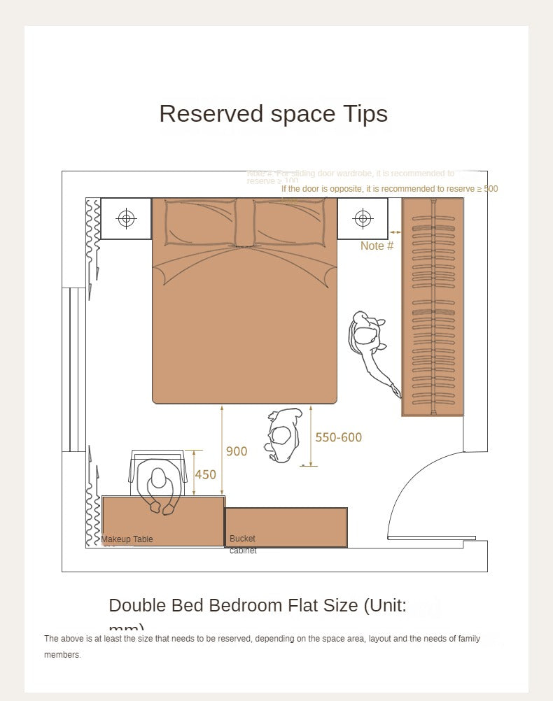 Premium Black Walnut & Oak Solid Wood Bed Frame - Modern Platform Bed for Master Bedroom, Guest Room, or Dormitory