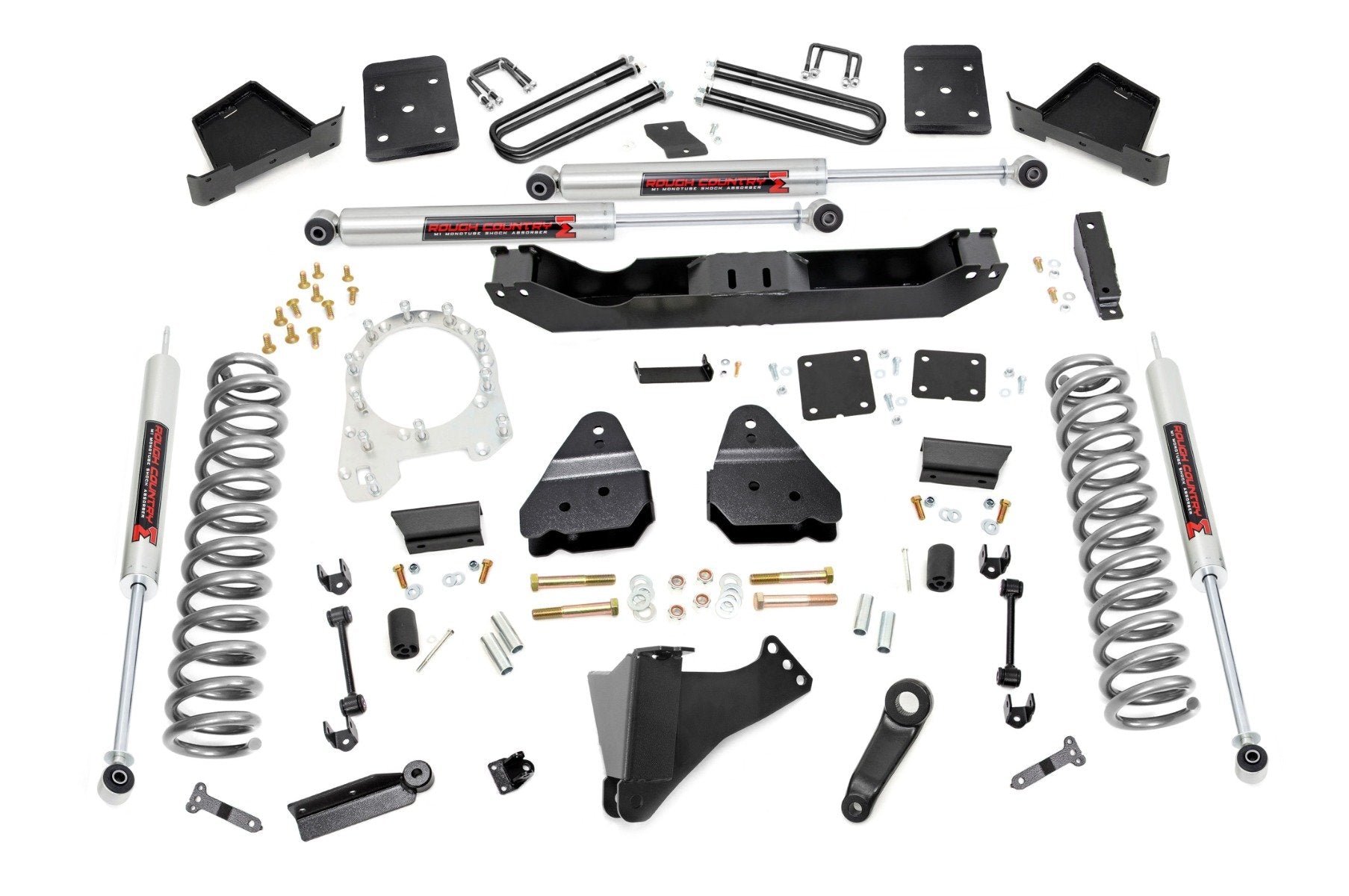 6 Inch Lift Kit for Ford F-250/F-350 Super Duty 4WD (2017-2022) - Heavy Duty Suspension System by OVLDS | Model M1 | Part #51740 | Off-Road & Truck Enhancement Upgrade