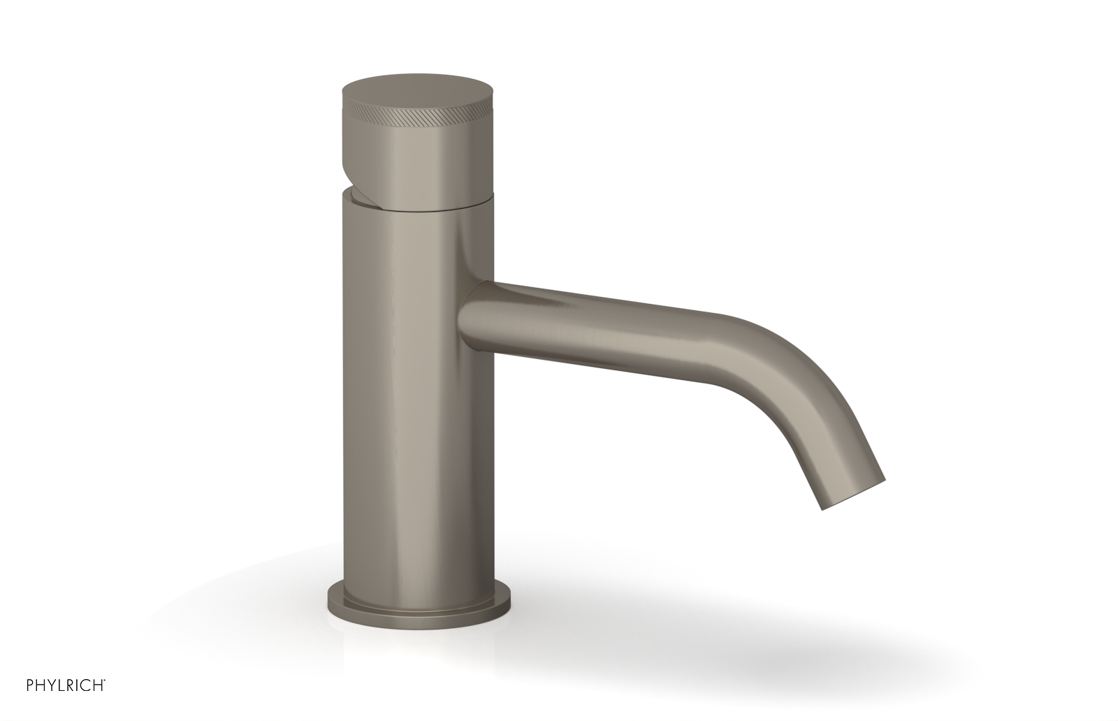 BASIC II 6 Single Hole Bathroom Faucet with Knurled Handle - Chrome Finish for Modern Sink Vanity (Perfect for Home, Hotel & Restaurant Renovation)